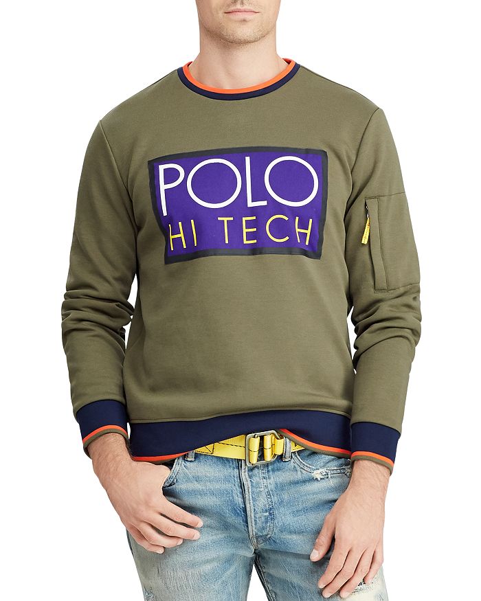 Municipios Fuente Arte Polo Ralph Lauren Polo Hi Tech Double-Knit Sweatshirt - 100% Exclusive |  Bloomingdale's