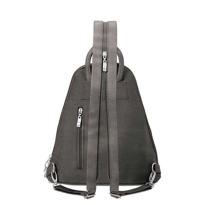 Shop Baggallini New Classic Metro Backpack With Rfid Phone Wristlet In Sterling Shimmer