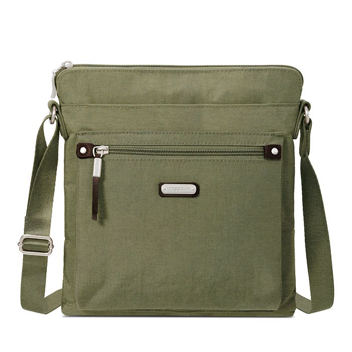 Baggallini New Classic Go Bag With Rfid Phone Wristlet In Olive