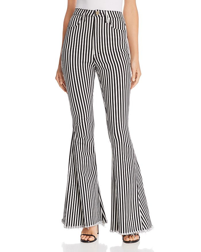 Show me your mumu striped bell bottoms hot sale