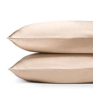 Gingerlily Silk Solid Pillowcase, Standard In Nude