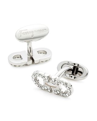 Salvatore Ferragamo - Embellished Gancini Cufflinks