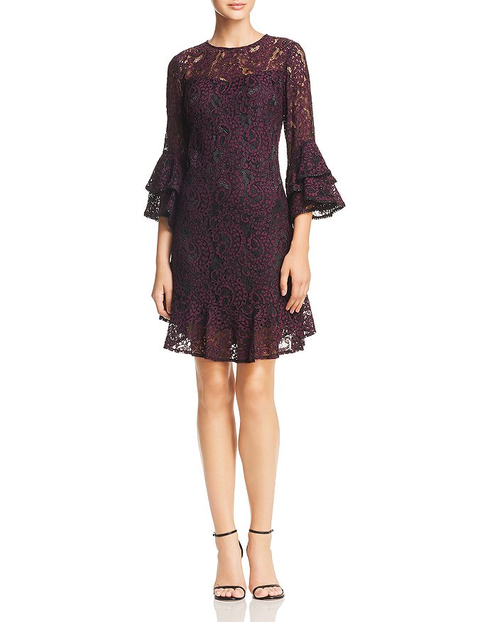 Eliza j bell sleeve lace dress hot sale