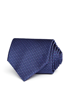 The Men's Store At Bloomingdale's Micro Grid Classic Tie - 100% Exclusive In Purple