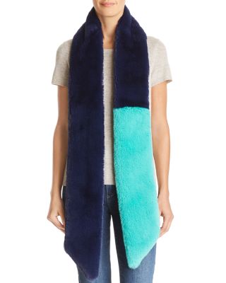 bloomingdales fur scarf