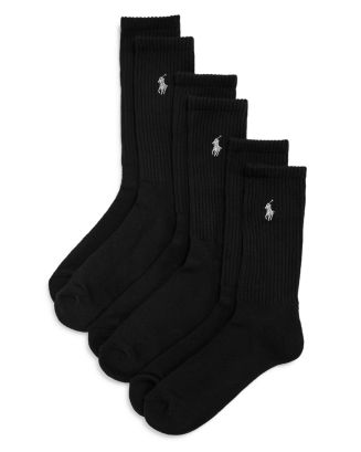 Ralph Lauren Sport Crew Socks, Set of 3 Women - Bloomingdale's