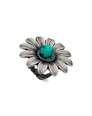 gucci marmont flower ring