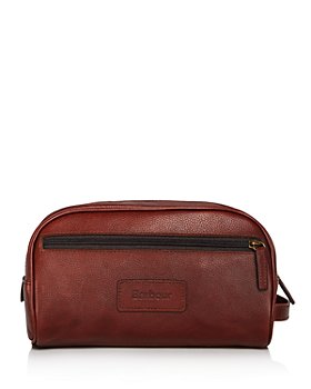 Barbour - Leather Toiletry Kit