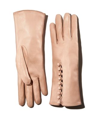 Portolano - Button Leather Gloves