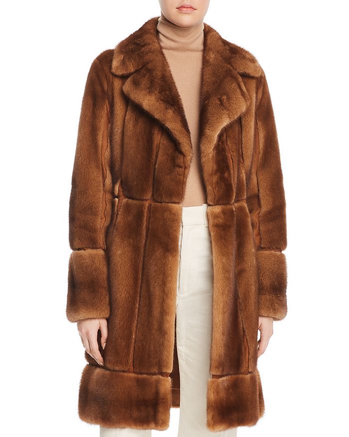 Maximilian Furs X Zac Posen Mink Fur Coat - 100% Exclusive In Wild Type