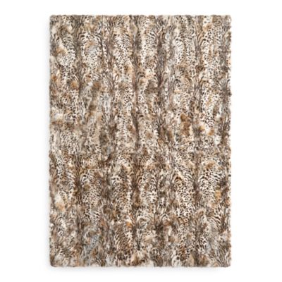 Adrienne Landau - Leopard Print Fur Throw