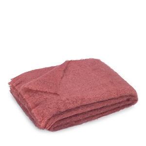 Lands Downunder Landsdown Under Mohair Throw In Tea Rose