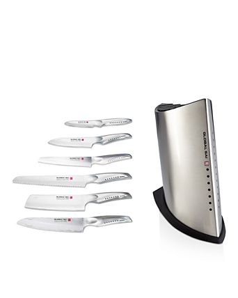 7-Piece Sai Stainless Steel Knife Block Set