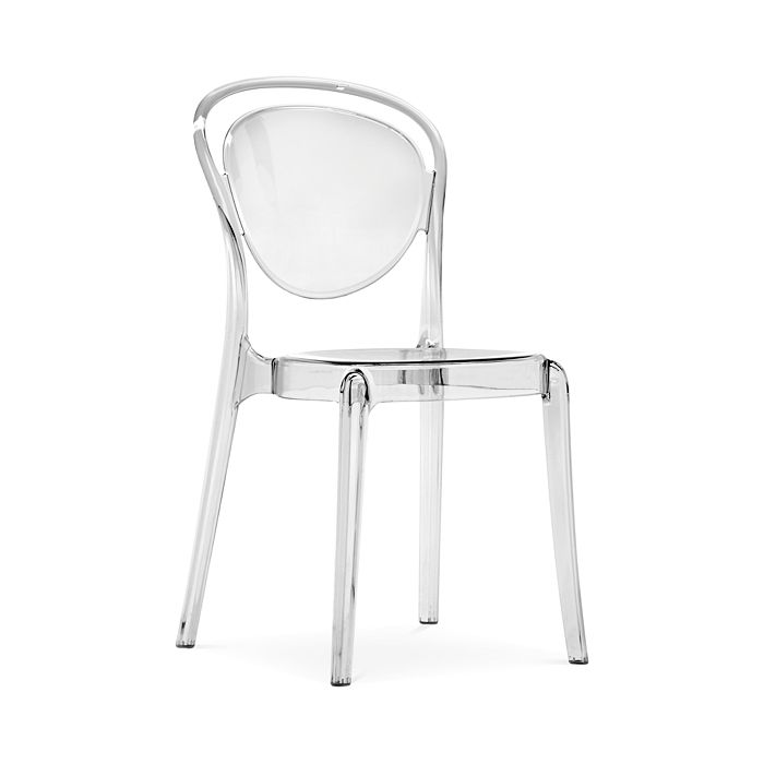 Calligaris Parisienne Side Chair In Transparent