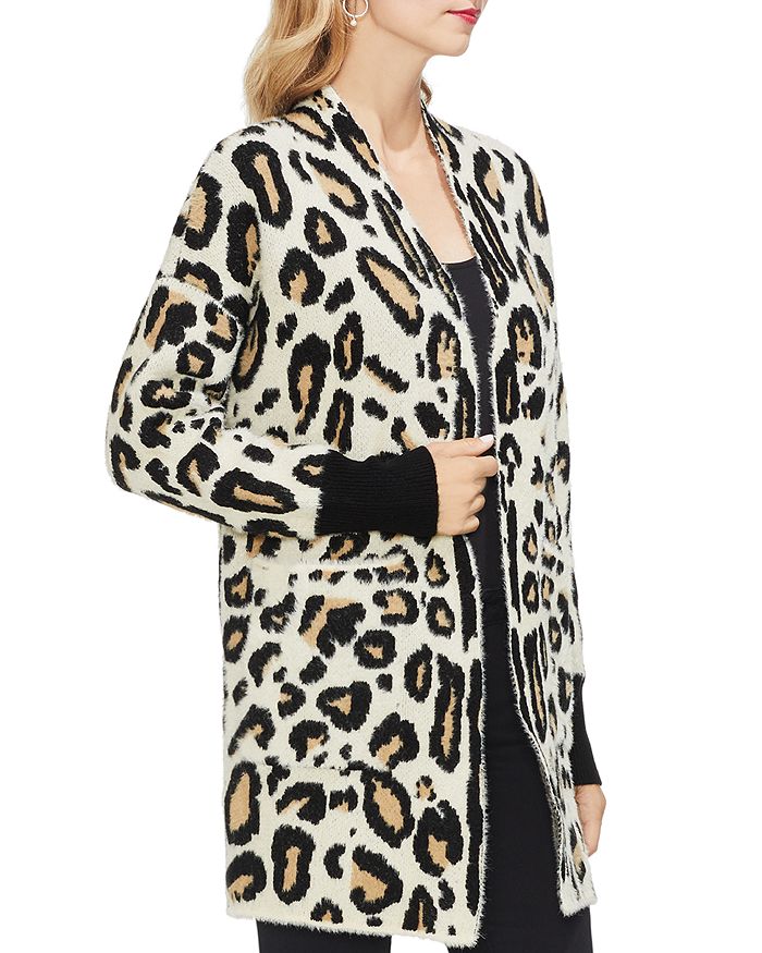 Vince camuto best sale cheetah cardigan
