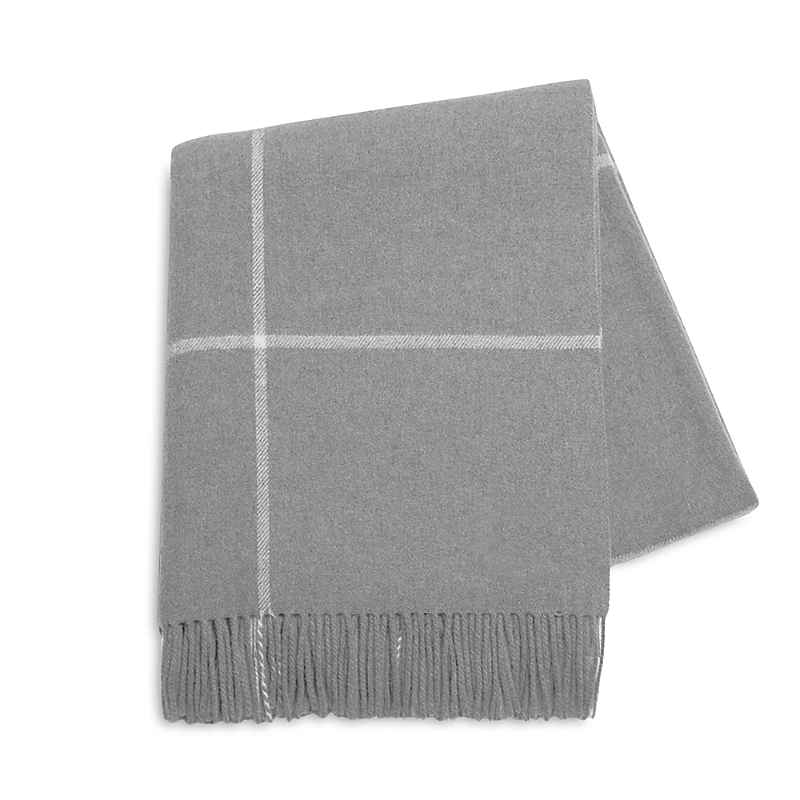 Lands Downunder Charm Lambswool Cashmere Throw In Gray