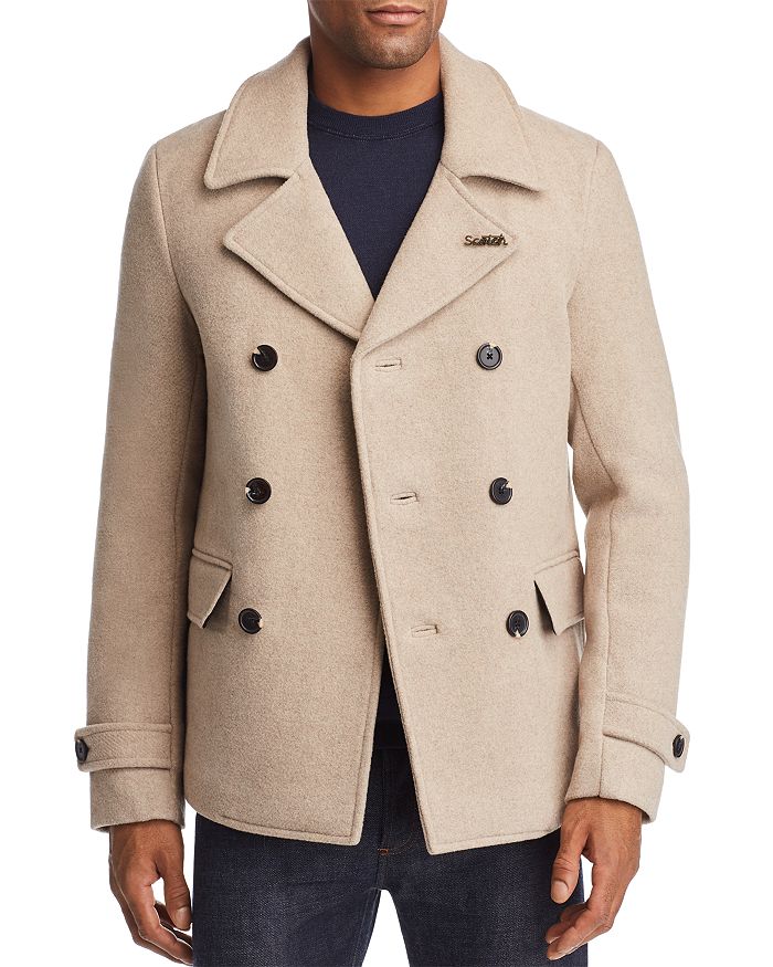 Scotch & Soda Tailored Wool-blend Double breasted coat Women