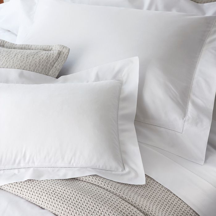 Matouk Milano Hemstitch Flat Sheet, King In White