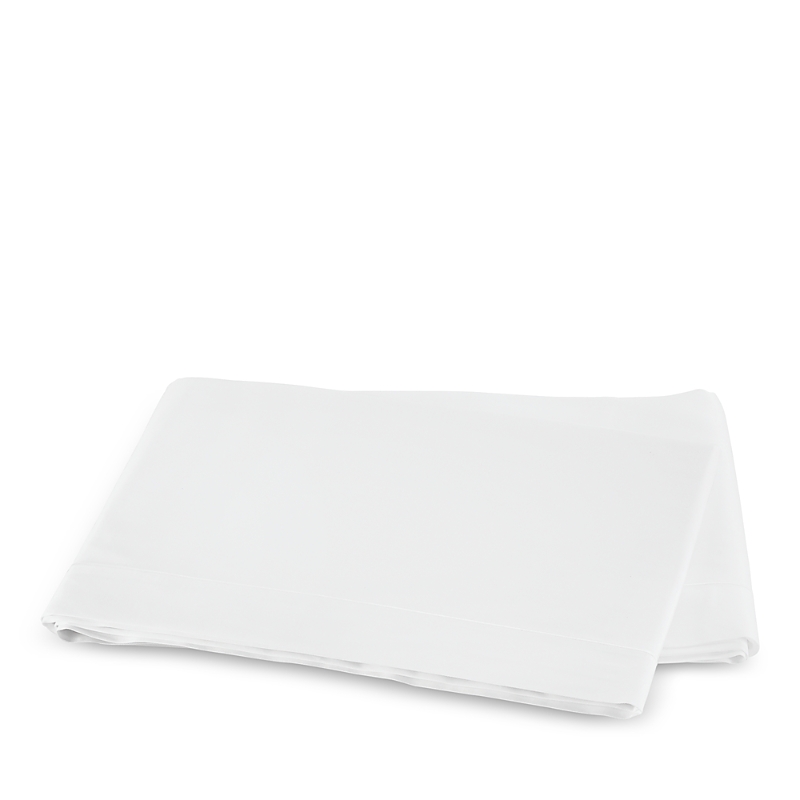 Matouk Talita Flat Sheet, Full/queen In White
