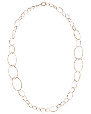 Pomellato - 18K Rose Gold Link Necklace, 43"