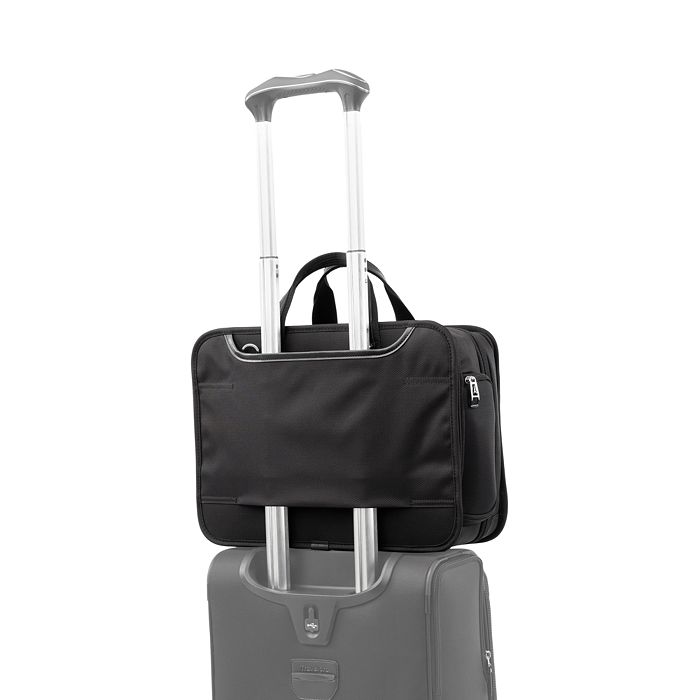Shop Travelpro Platinum Elite Expandable Business Briefcase In Shadow Black