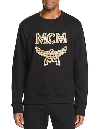 MCM Metallic Trimmed Logo Sweatshirt | Bloomingdale's