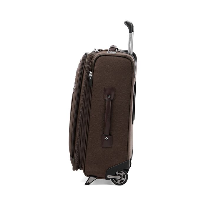 Shop Travelpro Platinum Elite 22 Expandable Carry On Rollaboard In Rich Expresso