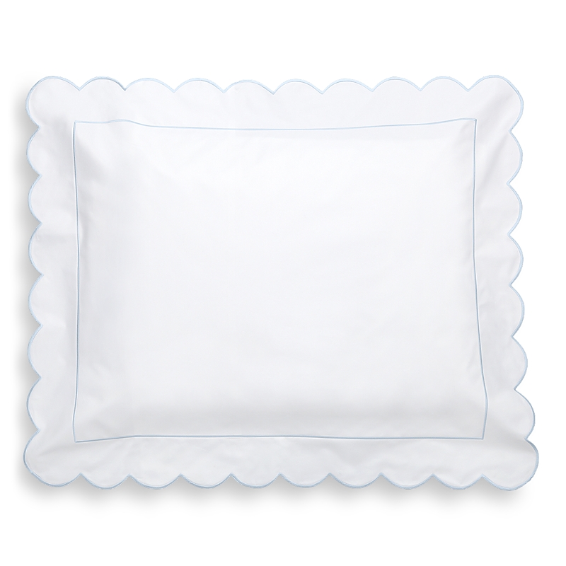 Matouk Butterfield Standard Sham In Blue