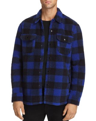 levis plaid sherpa