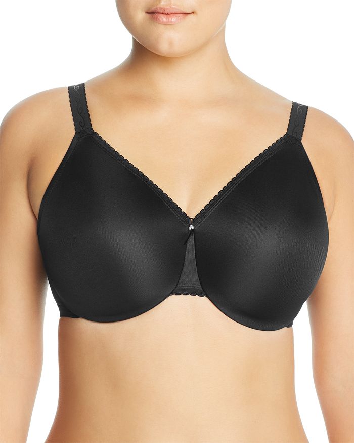 Shop Wacoal Simple Shaping Full Coverage Underwire Minimizer Bra In Black