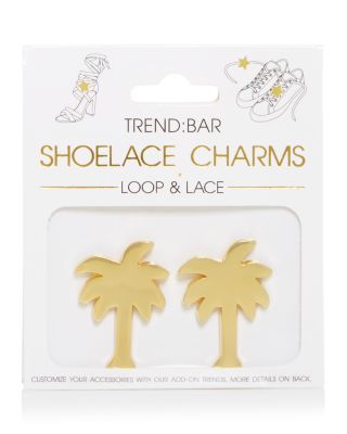 Trend Bar Shoelace Charms In Palm Trees 