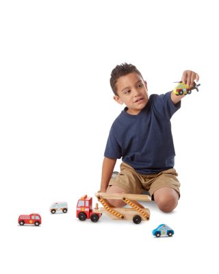 Wooden Emergency Vehicle Carrier - Ages 3+