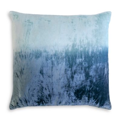 Dip-Dye Silk Velvet Decorative Pillow, 20" x 20"