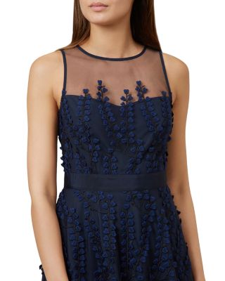 chinese dress ladies HOBBS INVITATION BLUE LACE TOP PENCIL DRESS & FITTED JACKET SUIT SIZE   Whispers Dress Agency