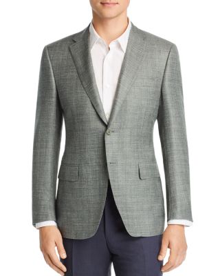 gray hopsack sport coat