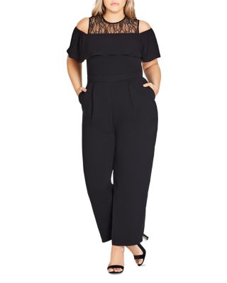 City chic lace jumpsuit on sale