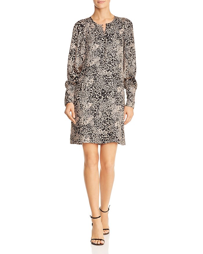 Rebecca taylor sales leopard dress