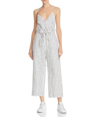 Saylor Striped Linen Jumpsuit | Bloomingdale's