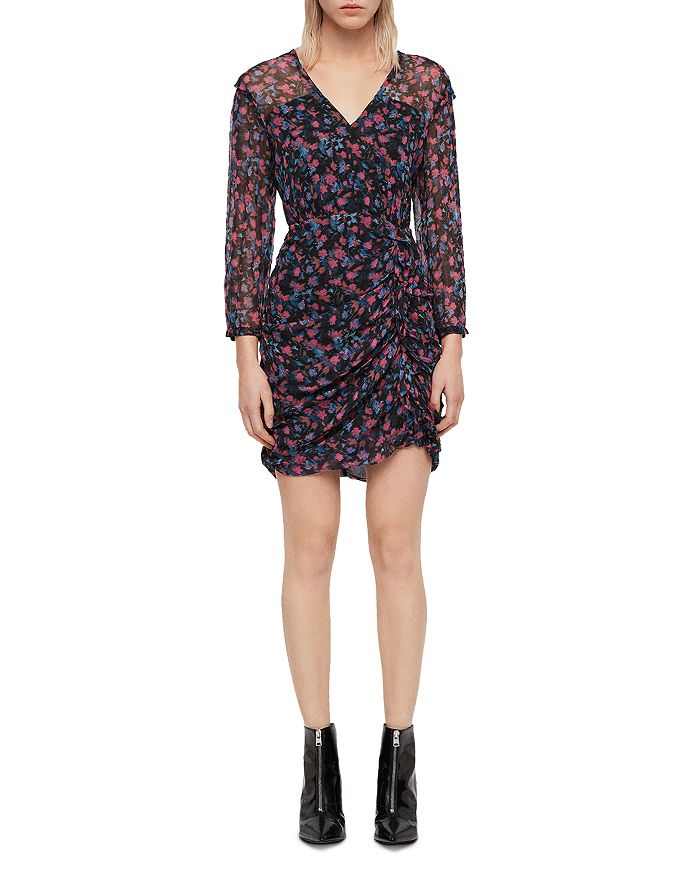 ALLSAINTS Harlow Asa Floral Print Dress Bloomingdale s