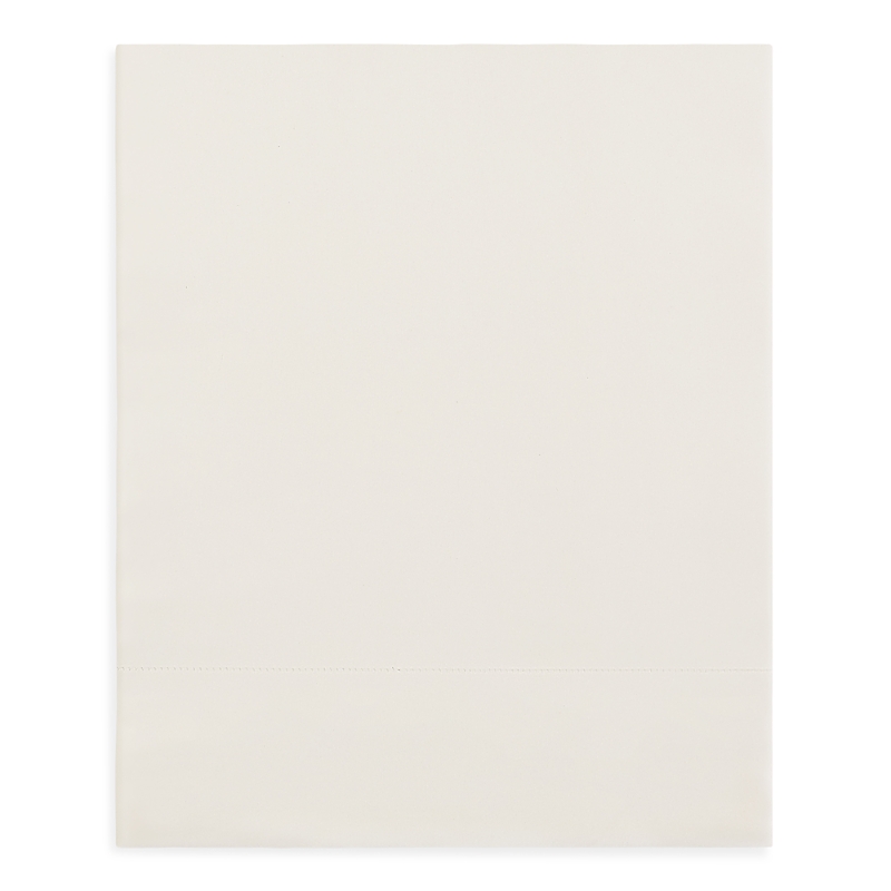 Gingerlily Silk Solid Fitted Sheet, Queen In White