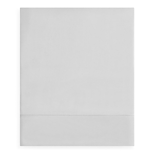 Gingerlily Silk Solid Flat Sheet, Queen In Silver