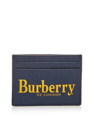 Burberry - Sandon Crest Print Leather Card Case