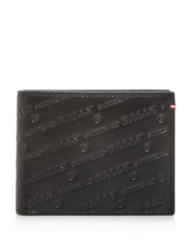 Men S Designer Wallets Money Clips Bloomingdale S - bally embossed leather bi fold wallet