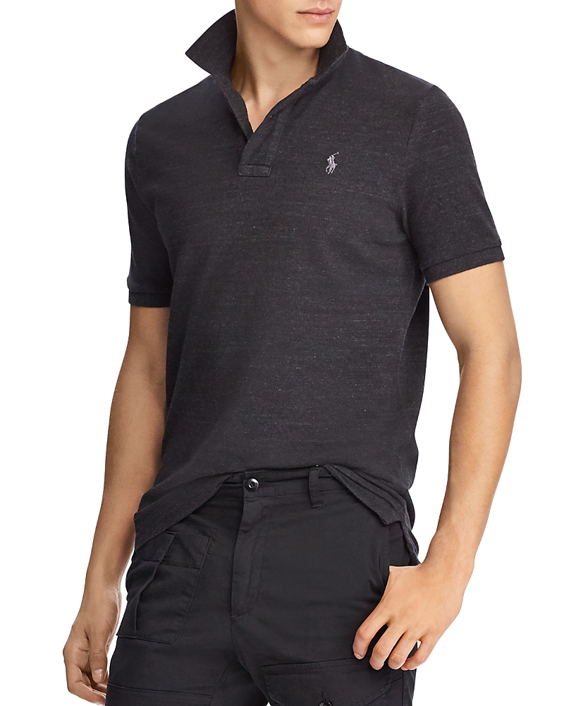 POLO RALPH LAUREN CUSTOM SLIM FIT MESH POLO SHIRT