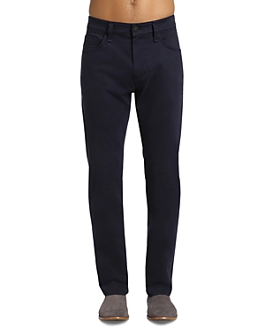 Mavi Zach Stretch Twill Straight Fit Pants In Dark Navy