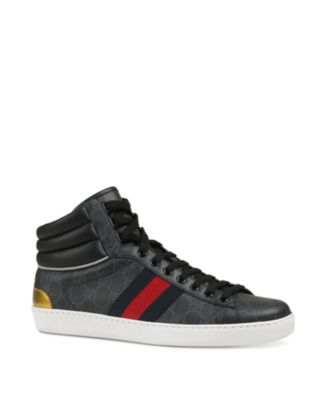 Gucci Men's Ace GG Supreme High-Top Sneakers | Bloomingdale's