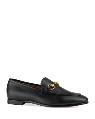 Gucci Women's Jordaan Leather Loafers 