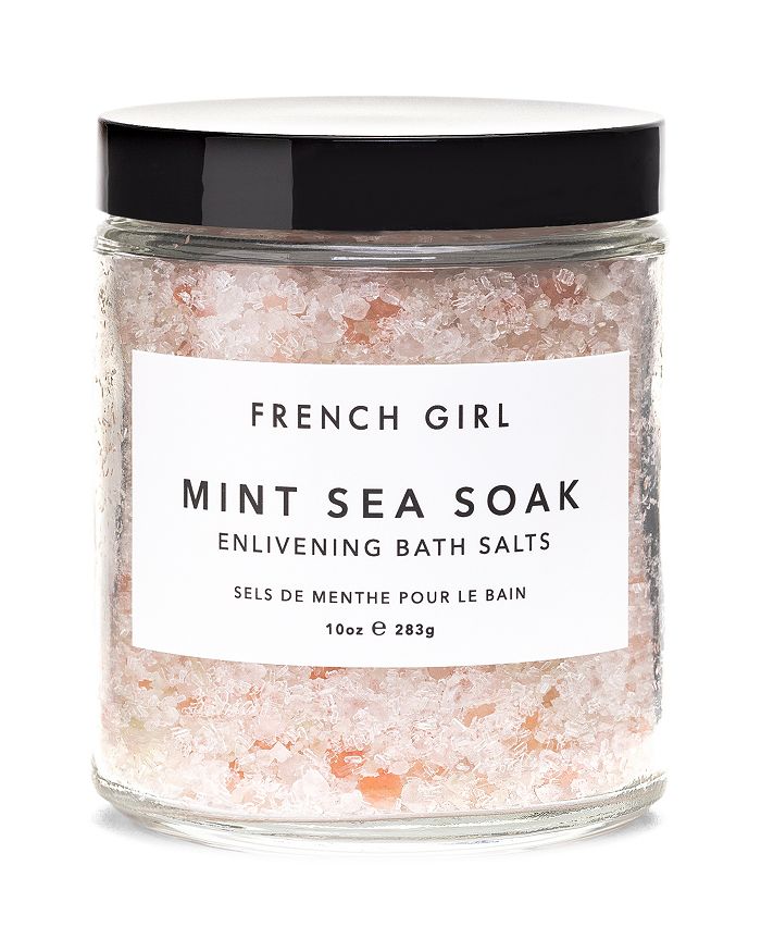 FRENCH GIRL MINT SEA SOAK ENLIVENING BATH SALTS,BS-M