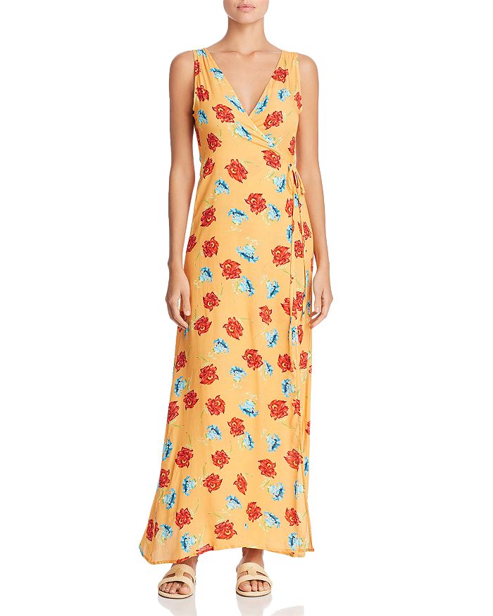 Onia Grace Maxi Dress Swim Cover-up In Sunflower