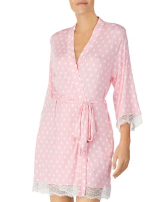 kate spade new york kate spade new new Lace Trim Polka Dot Robe ...